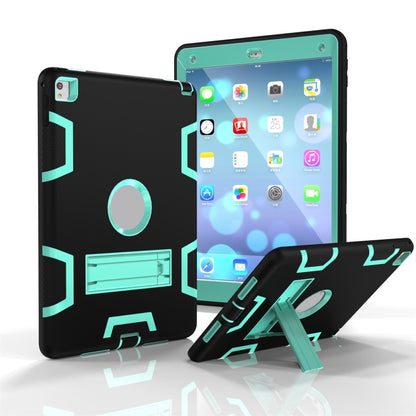 Shockproof PC + Silicone Protective Case，with Holder, For Samsung Galaxy Tab A 10.1 (2019) T510, For Samsung Galaxy Tab A 10.5 T590, For Samsung Galaxy Tab S5e T720, For iPad Air, For iPad 9.7(2017), For iPad Pro 10.5 inch (2017), For iPad Pro 11 (2018...