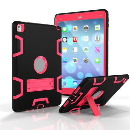 Shockproof PC + Silicone Protective Case，with Holder, For Samsung Galaxy Tab A 10.1 (2019) T510, For Samsung Galaxy Tab A 10.5 T590, For Samsung Galaxy Tab S5e T720, For iPad Air, For iPad 9.7(2017), For iPad Pro 10.5 inch (2017), For iPad Pro 11 (2018...