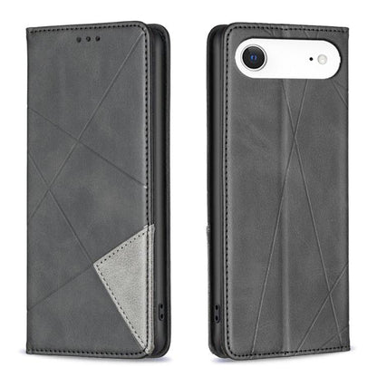 Rhombus Texture Magnetic Leather Phone Case, For iPhone 17 Pro Max, For iPhone 17 Pro, For iPhone 17, For iPhone Air, For iPhone 16 Pro Max, For iPhone 16 Pro, For iPhone 16 Plus, For iPhone 16