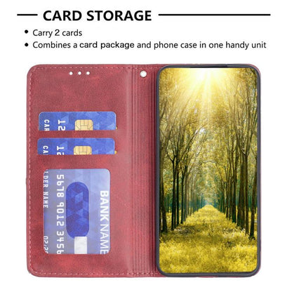 Rhombus Texture Magnetic Leather Phone Case, For iPhone 17 Pro Max, For iPhone 17 Pro, For iPhone 17, For iPhone Air, For iPhone 16 Pro Max, For iPhone 16 Pro, For iPhone 16 Plus, For iPhone 16