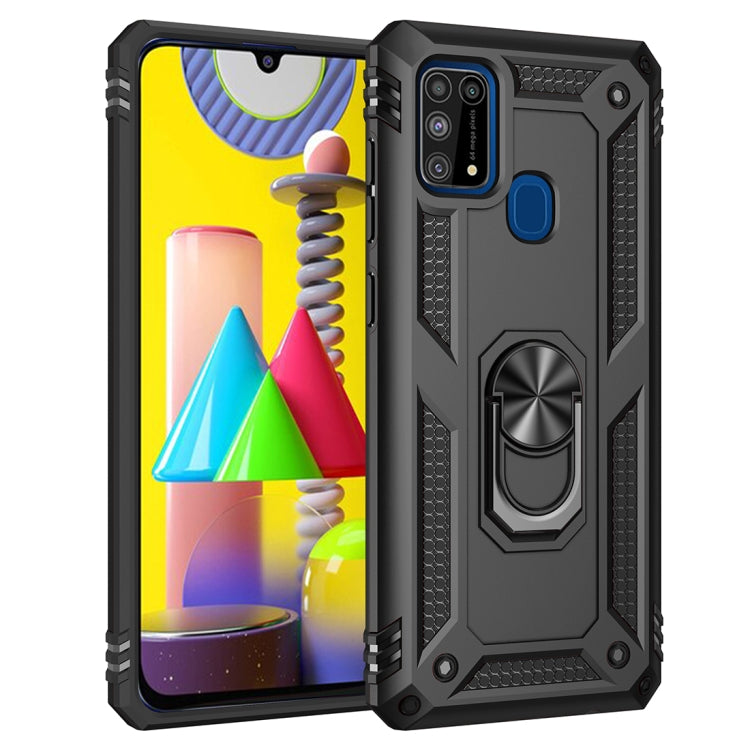 Shockproof TPU + PC Protective Case with 360 Degree Rotating Holder, For Samsung Galaxy J2 Core, For Samsung Galaxy M31
