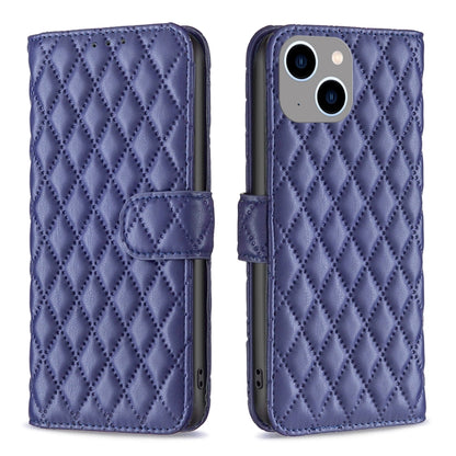 Diamond Lattice Wallet Flip Leather Phone Case, For iPhone 16, For iPhone 15 Pro Max, For iPhone 15 Pro, For iPhone 15 Plus, For iPhone 15