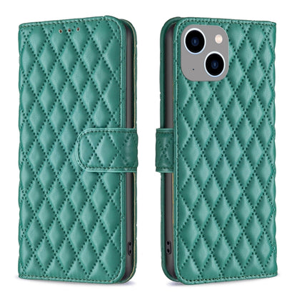 Diamond Lattice Wallet Flip Leather Phone Case, For iPhone 16, For iPhone 15 Pro Max, For iPhone 15 Pro, For iPhone 15 Plus, For iPhone 15