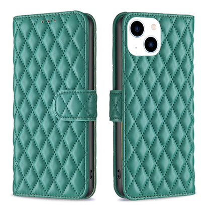 Diamond Lattice Wallet Flip Leather Phone Case, For iPhone 16, For iPhone 15 Pro Max, For iPhone 15 Pro, For iPhone 15 Plus, For iPhone 15