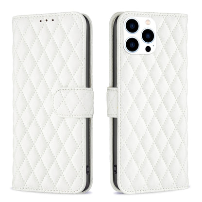 Diamond Lattice Wallet Flip Leather Phone Case, For iPhone 17e / 16e, For iPhone 17 Pro Max, For iPhone 17 Pro, For iPhone 17, For iPhone Air, For iPhone 16 Pro Max, For iPhone 16 Pro, For iPhone 16 Plus
