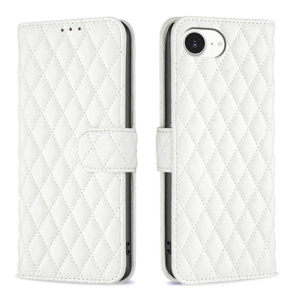 Diamond Lattice Wallet Flip Leather Phone Case, For iPhone 18 Pro/17 Pro, For iPhone 18 Pro Max/17 Pro Max, For iPhone 17e / 16e, For iPhone 17, For iPhone Air, For iPhone 16 Pro Max, For iPhone 16 Pro, For iPhone 16 Plus
