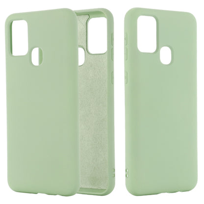 Pure Color Liquid Silicone Shockproof Full Coverage Case, For Huawei Honor X10 5G, For Samsung Galaxy A21s