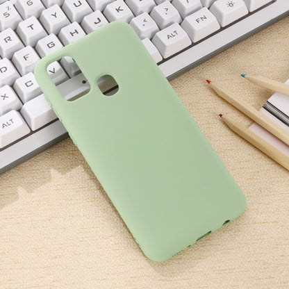 Pure Color Liquid Silicone Shockproof Full Coverage Case, For Huawei Honor X10 5G, For Samsung Galaxy A21s