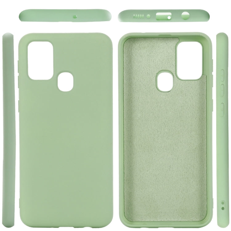 Pure Color Liquid Silicone Shockproof Full Coverage Case, For Huawei Honor X10 5G, For Samsung Galaxy A21s