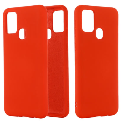 Pure Color Liquid Silicone Shockproof Full Coverage Case, For Huawei Honor X10 5G, For Samsung Galaxy A21s