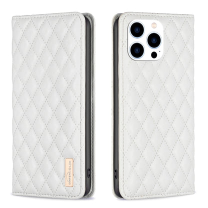 Diamond Lattice Magnetic Leather Flip Phone Case, For iPhone 17 Pro Max, For iPhone 17 Pro, For iPhone 17, For iPhone Air, For iPhone 16 Pro Max, For iPhone 16 Pro, For iPhone 16 Plus, For iPhone 16