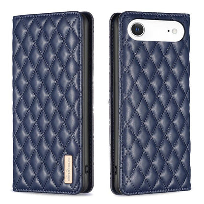 Diamond Lattice Magnetic Leather Flip Phone Case, For iPhone 17 Pro Max, For iPhone 17 Pro, For iPhone 17, For iPhone Air, For iPhone 16 Pro Max, For iPhone 16 Pro, For iPhone 16 Plus, For iPhone 16