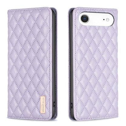 Diamond Lattice Magnetic Leather Flip Phone Case, For iPhone 17 Pro Max, For iPhone 17 Pro, For iPhone 17, For iPhone Air, For iPhone 16 Pro Max, For iPhone 16 Pro, For iPhone 16 Plus, For iPhone 16
