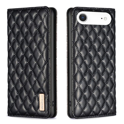 Diamond Lattice Magnetic Leather Flip Phone Case, For iPhone 17 Pro Max, For iPhone 17 Pro, For iPhone 17, For iPhone Air, For iPhone 16 Pro Max, For iPhone 16 Pro, For iPhone 16 Plus, For iPhone 16