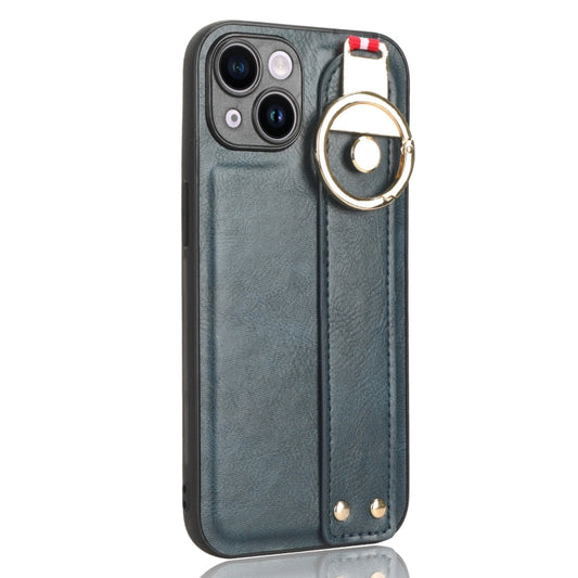 Wristband Leather Back Phone Case, For iPhone 12 mini