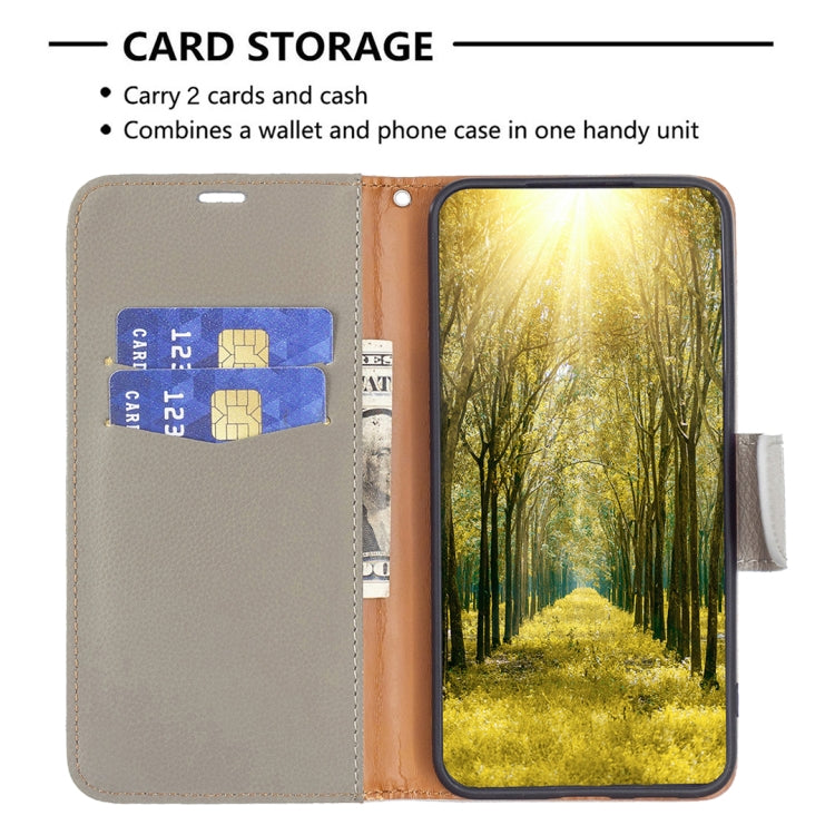 Litchi Texture Pure Color Flip Leather Phone Case, For iPhone 15 Plus, For iPhone 15