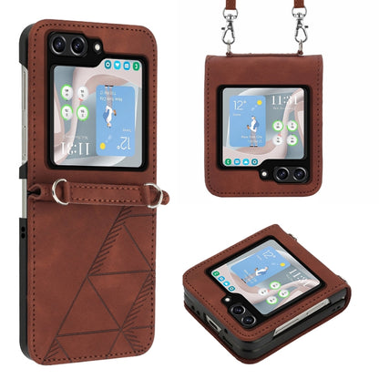 Crossbody 3D Embossed Flip Leather Phone Case, For Samsung Galaxy A15, For Samsung Galaxy Z Fold5 5G, For Samsung Galaxy A25 5G / A24, For Samsung Galaxy S23 FE 5G, For Samsung Galaxy A05, For Samsung Galaxy Z Flip5 5G, For Samsung Galaxy A05s