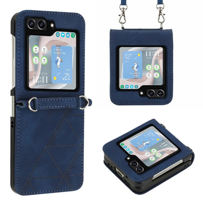 Crossbody 3D Embossed Flip Leather Phone Case, For Samsung Galaxy A15, For Samsung Galaxy Z Fold5 5G, For Samsung Galaxy A25 5G / A24, For Samsung Galaxy S23 FE 5G, For Samsung Galaxy A05, For Samsung Galaxy Z Flip5 5G, For Samsung Galaxy A05s