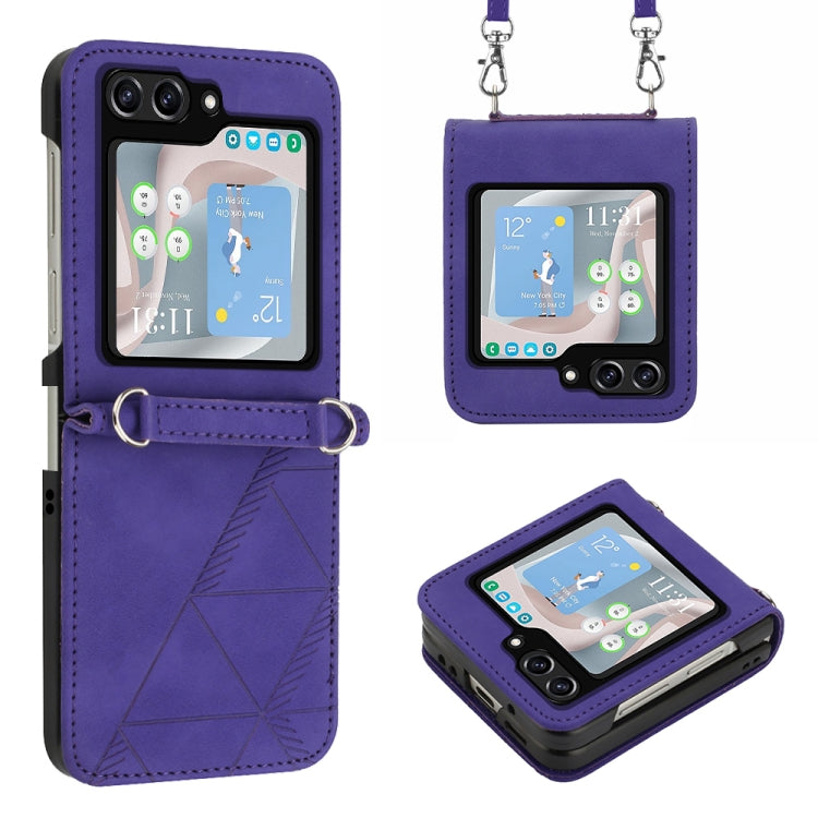 Crossbody 3D Embossed Flip Leather Phone Case, For Samsung Galaxy A25 5G / A24, For Samsung Galaxy A15, For Samsung Galaxy Z Fold5 5G, For Samsung Galaxy A05, For Samsung Galaxy Z Flip5 5G, For Samsung Galaxy S23 FE 5G, For Samsung Galaxy A05s