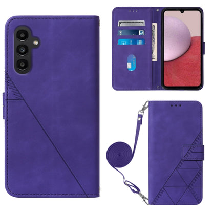 Crossbody 3D Embossed Flip Leather Phone Case, For Samsung Galaxy A15, For Samsung Galaxy Z Fold5 5G, For Samsung Galaxy A25 5G / A24, For Samsung Galaxy S23 FE 5G, For Samsung Galaxy A05, For Samsung Galaxy Z Flip5 5G, For Samsung Galaxy A05s