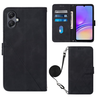 Crossbody 3D Embossed Flip Leather Phone Case, For Samsung Galaxy A15, For Samsung Galaxy Z Fold5 5G, For Samsung Galaxy A25 5G / A24, For Samsung Galaxy S23 FE 5G, For Samsung Galaxy A05, For Samsung Galaxy Z Flip5 5G, For Samsung Galaxy A05s