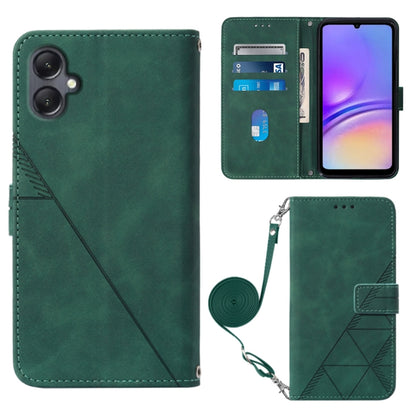 Crossbody 3D Embossed Flip Leather Phone Case, For Samsung Galaxy A15, For Samsung Galaxy Z Fold5 5G, For Samsung Galaxy A25 5G / A24, For Samsung Galaxy S23 FE 5G, For Samsung Galaxy A05, For Samsung Galaxy Z Flip5 5G, For Samsung Galaxy A05s