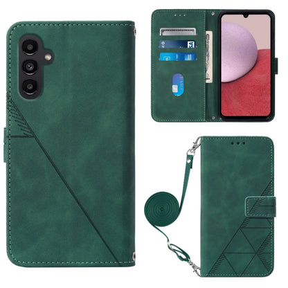 Crossbody 3D Embossed Flip Leather Phone Case, For Samsung Galaxy A15, For Samsung Galaxy Z Fold5 5G, For Samsung Galaxy A25 5G / A24, For Samsung Galaxy S23 FE 5G, For Samsung Galaxy A05, For Samsung Galaxy Z Flip5 5G, For Samsung Galaxy A05s