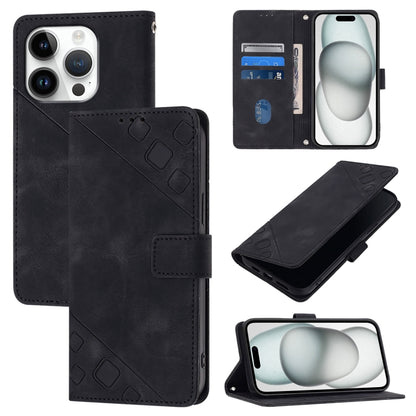 Skin-feel Embossed Leather Phone Case, For iPhone 17 Pro Max, For iPhone 17 Pro, For iPhone 17, For iPhone Air, For iPhone SE 2024, For iPhone 16 Pro Max, For iPhone 16 Pro, For iPhone 16 Plus