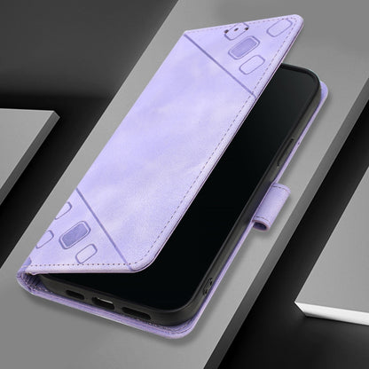 Skin-feel Embossed Leather Phone Case, For iPhone 16, For iPhone 15 Pro Max, For iPhone 15 Pro, For iPhone 15 Plus, For iPhone 15, For iPod Touch 7 / 6 / 5