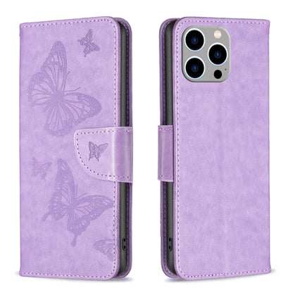Embossing Two Butterflies Pattern Leather Phone Case, For iPhone 16 Pro Max, For iPhone 16 Pro, For iPhone 16 Plus, For iPhone 16, For iPhone 15 Pro Max, For iPhone 15 Pro, For iPhone 15 Plus, For iPhone 15