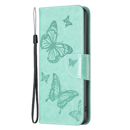 Embossing Two Butterflies Pattern Leather Phone Case, For iPhone 16 Pro Max, For iPhone 16 Pro, For iPhone 16 Plus, For iPhone 16, For iPhone 15 Pro Max, For iPhone 15 Pro, For iPhone 15 Plus, For iPhone 15