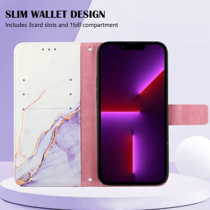 PT003 Marble Pattern Flip Leather Phone Case, For iPhone 15 Pro Max, For iPhone 15 Pro, For iPhone 15 Plus, For iPhone 15, For iPod Touch 7 / 6 / 5