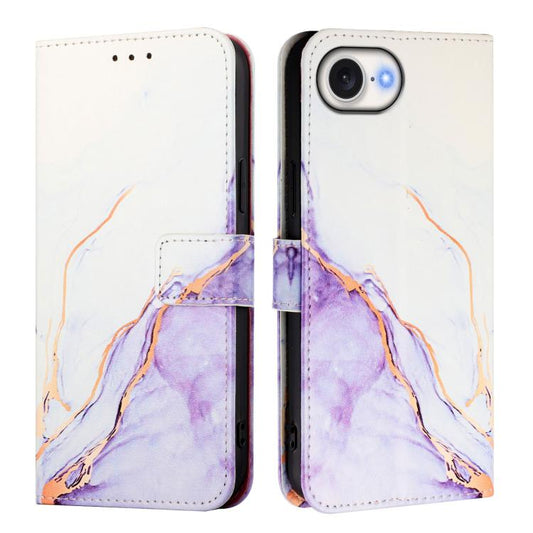 PT003 Marble Pattern Flip Leather Phone Case, For iPhone 17e / 16e, For iPhone 17 Pro Max, For iPhone 17 Pro, For iPhone 17, For iPhone Air, For iPhone 16 Pro Max, For iPhone 16 Pro, For iPhone 16 Plus, For iPhone 16