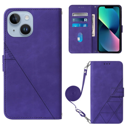 Crossbody 3D Embossed Flip Leather Phone Case, For iPhone 16, For iPhone 15 Pro Max, For iPhone 15 Pro, For iPhone 15 Plus, For iPhone 15, For iPod Touch 7 / 6 / 5