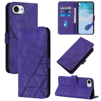 Crossbody 3D Embossed Flip Leather Phone Case, For iPhone 16e / 17e, For iPhone 17 Pro Max, For iPhone 17 Pro, For iPhone 17, For iPhone Air, For iPhone 16 Pro Max, For iPhone 16 Pro, For iPhone 16 Plus