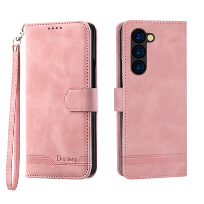 Dierfeng Dream Line TPU + PU Leather Phone Case, For Samsung Galaxy Z Flip6 / Flip7 FE, For Samsung Galaxy Z Fold6, For Samsung Galaxy Z Fold5, For Samsung Galaxy Z Flip5