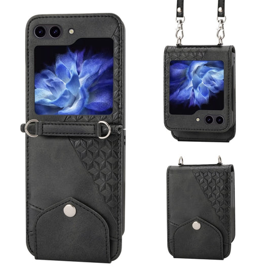 Cubic Grid Calf Texture Magnetic Leather Phone Case, For Samsung Galaxy Z Flip6 / Flip7 FE, For Samsung Galaxy Z Fold6, For Samsung Galaxy Z Fold5, For Samsung Galaxy Z Flip5