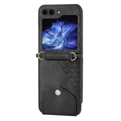 Cubic Grid Calf Texture Magnetic Leather Phone Case, For Samsung Galaxy Z Flip6 / Flip7 FE, For Samsung Galaxy Z Fold6, For Samsung Galaxy Z Fold5, For Samsung Galaxy Z Flip5