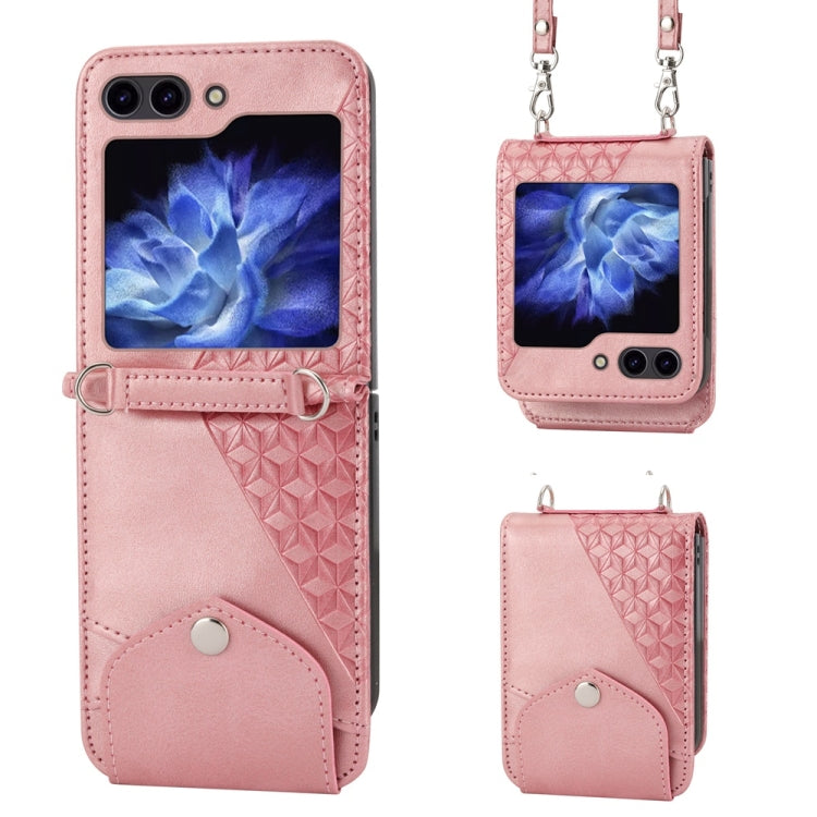 Cubic Grid Calf Texture Magnetic Leather Phone Case, For Samsung Galaxy Z Flip6 / Flip7 FE, For Samsung Galaxy Z Fold6, For Samsung Galaxy Z Fold5, For Samsung Galaxy Z Flip5