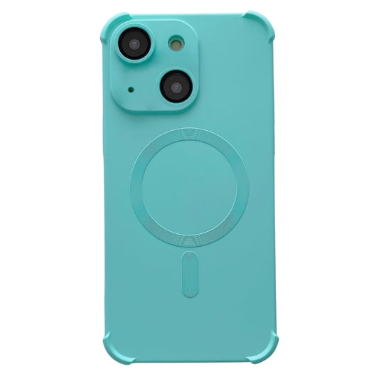 Four Corner Shockproof Skin Feel MagSafe Magnetic Phone Case, For iPhone 15 Plus, For iPhone 15, For iPhone 14 Plus, For iPhone 14, For iPhone 14 Pro, For iPhone 14 Pro Max