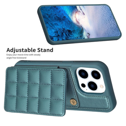 Grid Card Slot Holder Phone Case, For iPhone 14 Pro Max, For iPhone 15, For iPhone SE 2022 / SE 2020 / 8 / 7, For iPhone 13 Pro Max, For iPhone 13 Pro, For iPhone 12 / 12 Pro