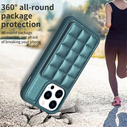 Grid Card Slot Holder Phone Case, For iPhone 14 Pro Max, For iPhone 15, For iPhone SE 2022 / SE 2020 / 8 / 7, For iPhone 13 Pro Max, For iPhone 13 Pro, For iPhone 12 / 12 Pro