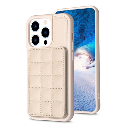 Grid Card Slot Holder Phone Case, For iPhone 14 Pro Max, For iPhone 15, For iPhone SE 2022 / SE 2020 / 8 / 7, For iPhone 13 Pro Max, For iPhone 13 Pro, For iPhone 12 / 12 Pro