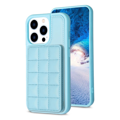 Grid Card Slot Holder Phone Case, For iPhone 14 Pro Max, For iPhone 15, For iPhone SE 2022 / SE 2020 / 8 / 7, For iPhone 13 Pro Max, For iPhone 13 Pro, For iPhone 12 / 12 Pro