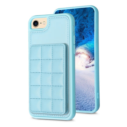 Grid Card Slot Holder Phone Case, For iPhone 14 Pro Max, For iPhone 15, For iPhone SE 2022 / SE 2020 / 8 / 7, For iPhone 13 Pro Max, For iPhone 13 Pro, For iPhone 12 / 12 Pro