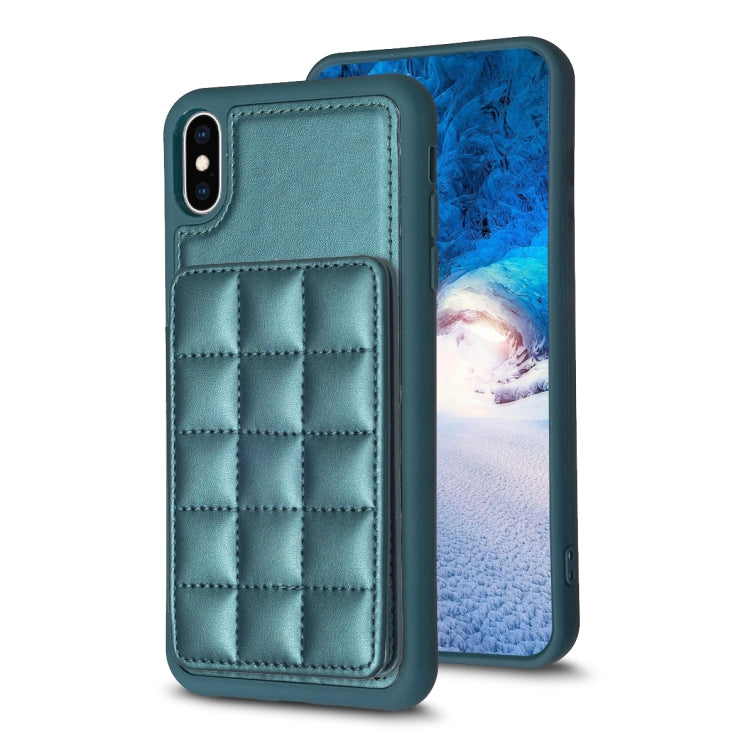 Grid Card Slot Holder Phone Case, For iPhone 12 Pro Max, For iPhone 11 Pro Max, For iPhone 11, For iPhone 11 Pro, For iPhone XS / X, For iPhone XR