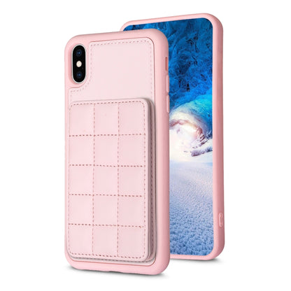 Grid Card Slot Holder Phone Case, For iPhone 12 Pro Max, For iPhone 11 Pro Max, For iPhone 11, For iPhone 11 Pro, For iPhone XS / X, For iPhone XR