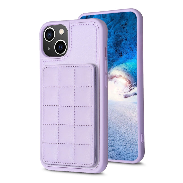 Grid Card Slot Holder Phone Case, For iPhone 15 Pro Max, For iPhone 14 Plus, For iPhone 15 Pro, For iPhone 14 / 13, For iPhone 14 Pro, For iPhone 15 Plus