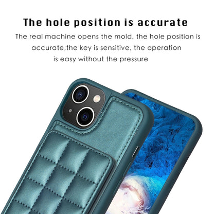 Grid Card Slot Holder Phone Case, For iPhone 15, For iPhone 14 Pro Max, For iPhone SE 2022 / SE 2020 / 8 / 7, For iPhone 13 Pro Max, For iPhone 13 Pro, For iPhone 12 / 12 Pro