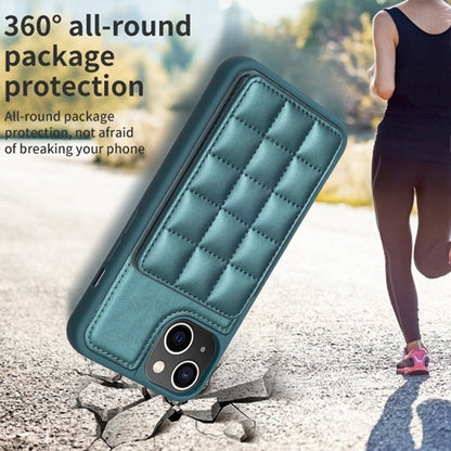Grid Card Slot Holder Phone Case, For iPhone 15, For iPhone 14 Pro Max, For iPhone SE 2022 / SE 2020 / 8 / 7, For iPhone 13 Pro Max, For iPhone 13 Pro, For iPhone 12 / 12 Pro